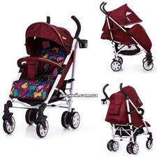 Коляска прогулочная CRL-10101/1 Kitty Red, Carrello Allegro, лен